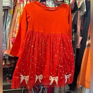 Hanna Andersson red bow dress